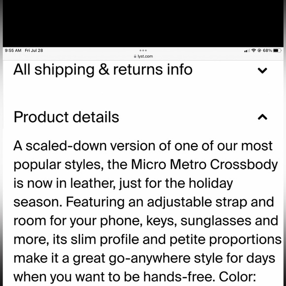 MZ WALLACE LEATHER Micro Crossbody Bag - Picture 9 of 9